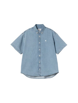 Carhartt WIP S/S Lucas Shirt Blue Bleached