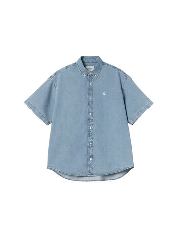 Carhartt WIP S/S Lucas Shirt Blue Bleached