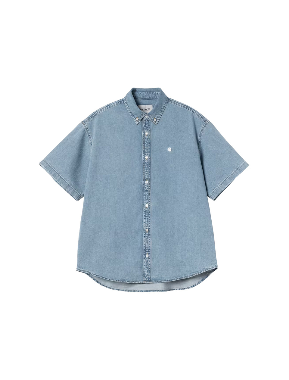 Carhartt WIP S/S Lucas Shirt Blue Bleached