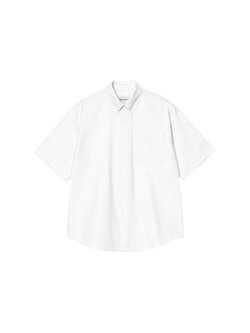 Carhartt WIP S/S Braxton Shirt White White