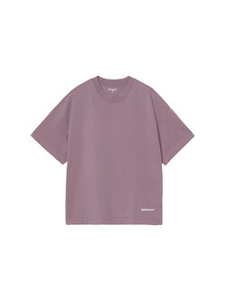 Carhartt WIP S/S Link Script T-Shirt Phlox White