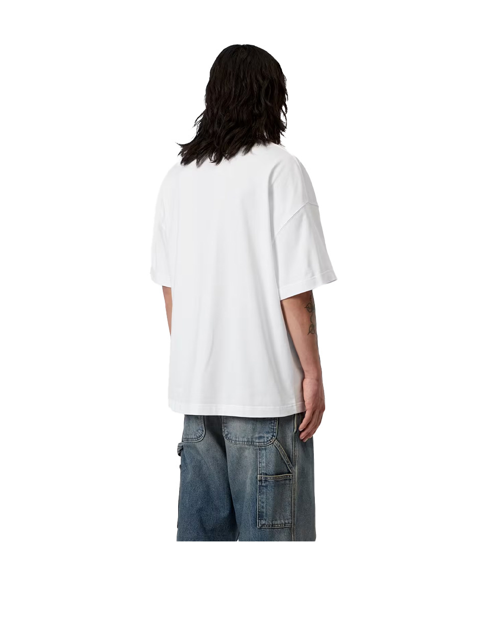 Carhartt WIP S/S Link Script T-Shirt White Black