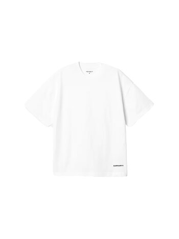 Carhartt WIP S/S Link Script T-Shirt White Black