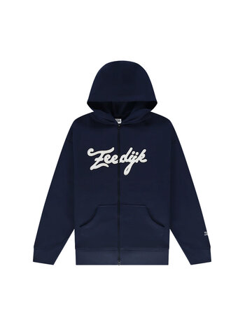 The New Originals Zeedijk Zip Up Hoodie Patriot Blue
