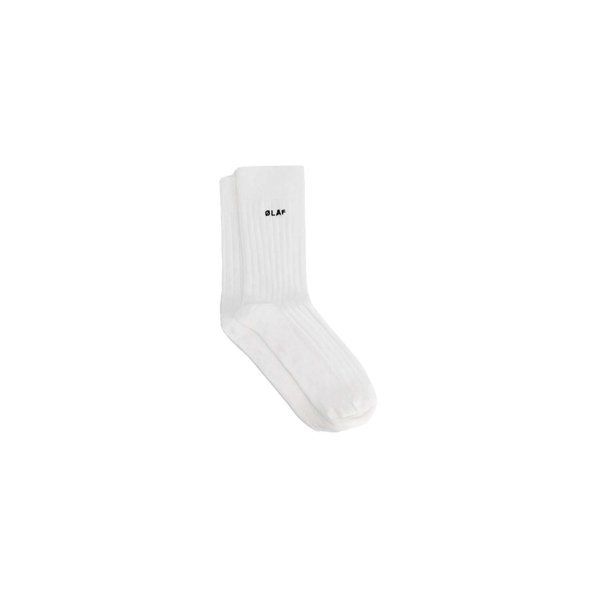 OLAF Wavy Drift Socks Optical white