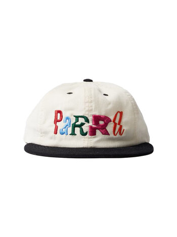 By Parra Error Logo 6 Panel Hat Off White