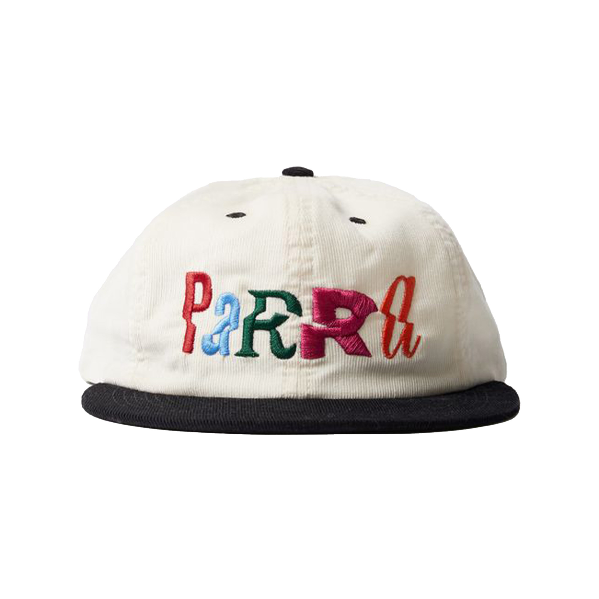 By Parra Error Logo 6 Panel Hat Off White