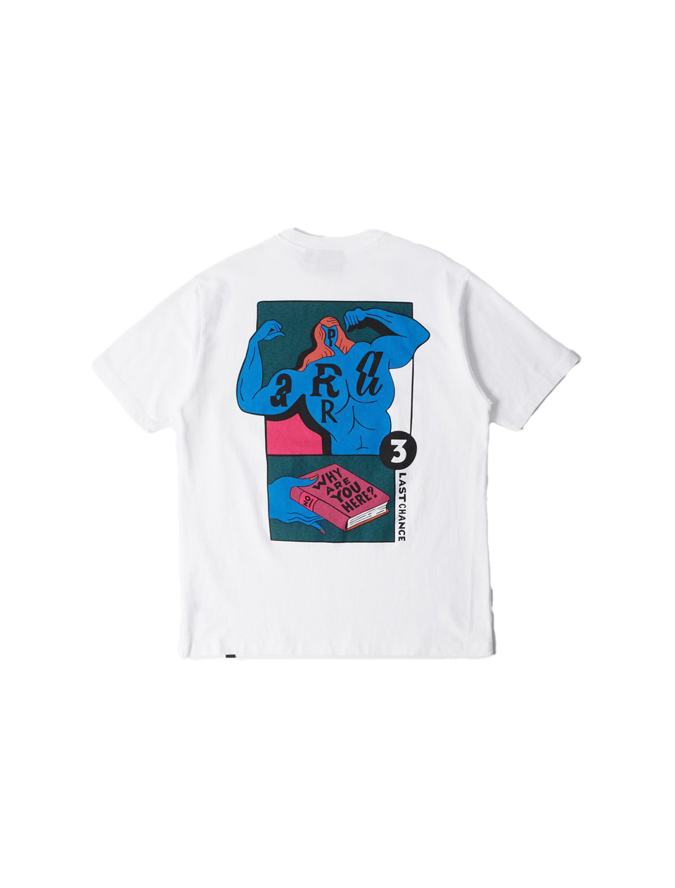 By Parra Why Are You Here T-Shirt White