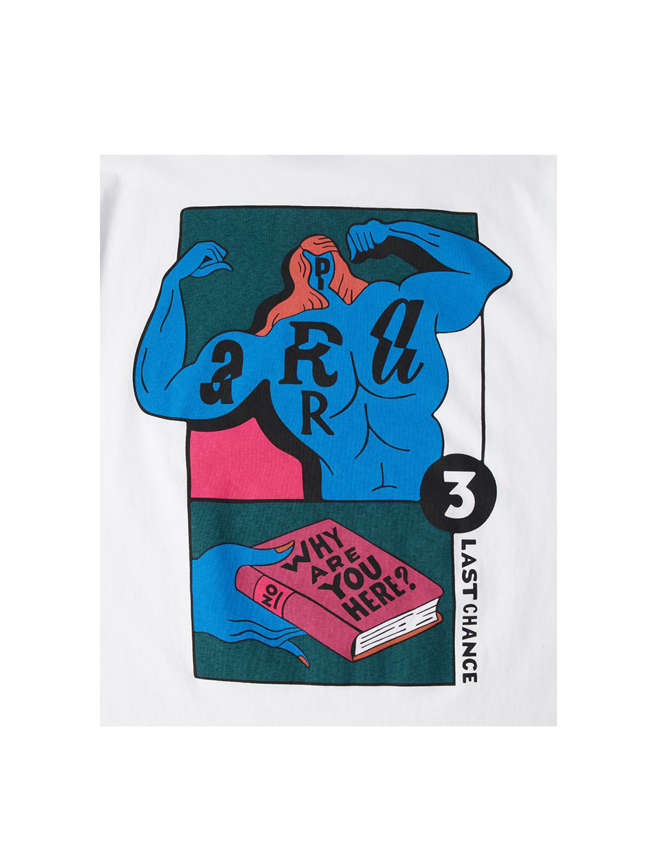 By Parra Why Are You Here T-Shirt White