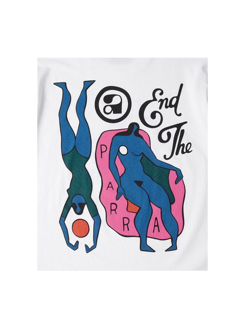 By Parra End The Loungechair T-Shirt White