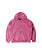 By Parra Not Fade Away Zip Hooded Sweatshirt Washed Tyrian Purple