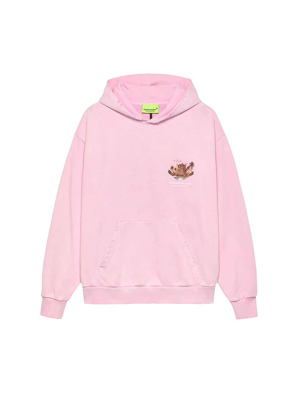 New Amsterdam Surf Association Tropical Hoodie Pink Lady
