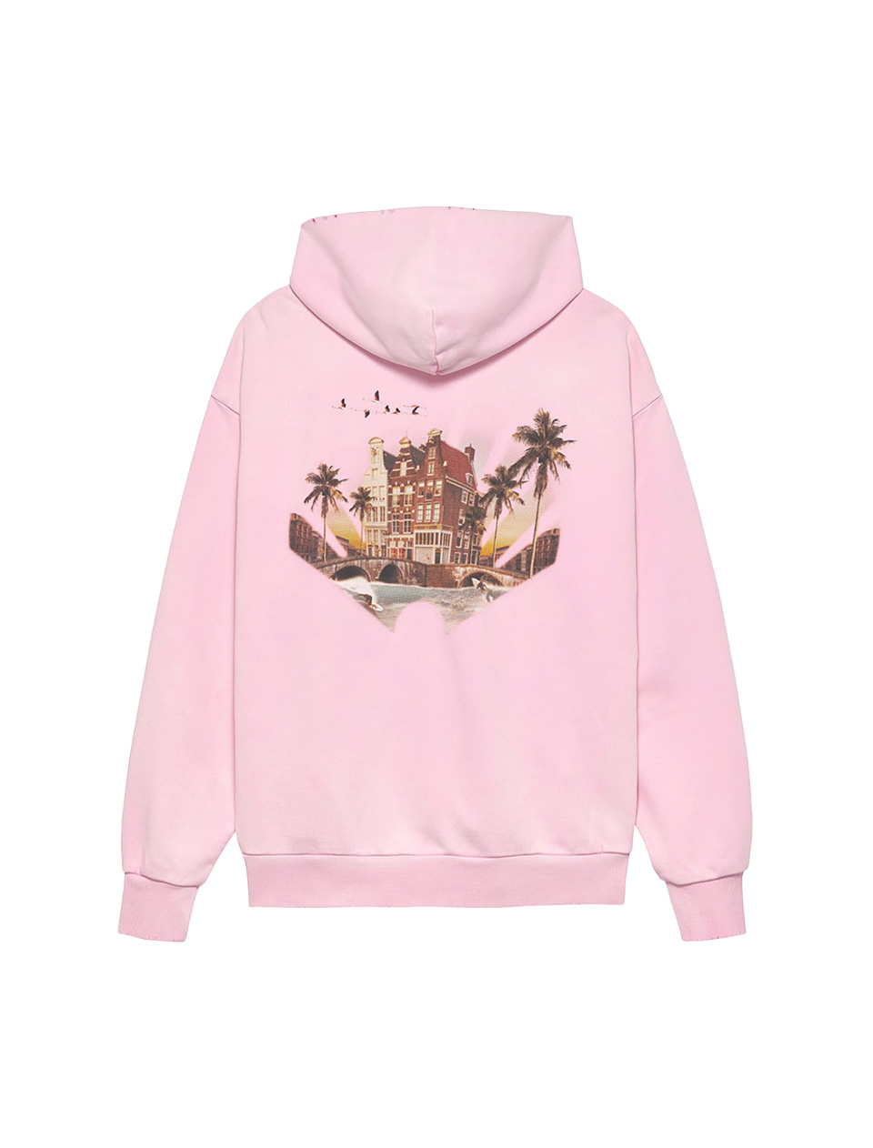 New Amsterdam Surf Association Tropical Hoodie Pink Lady