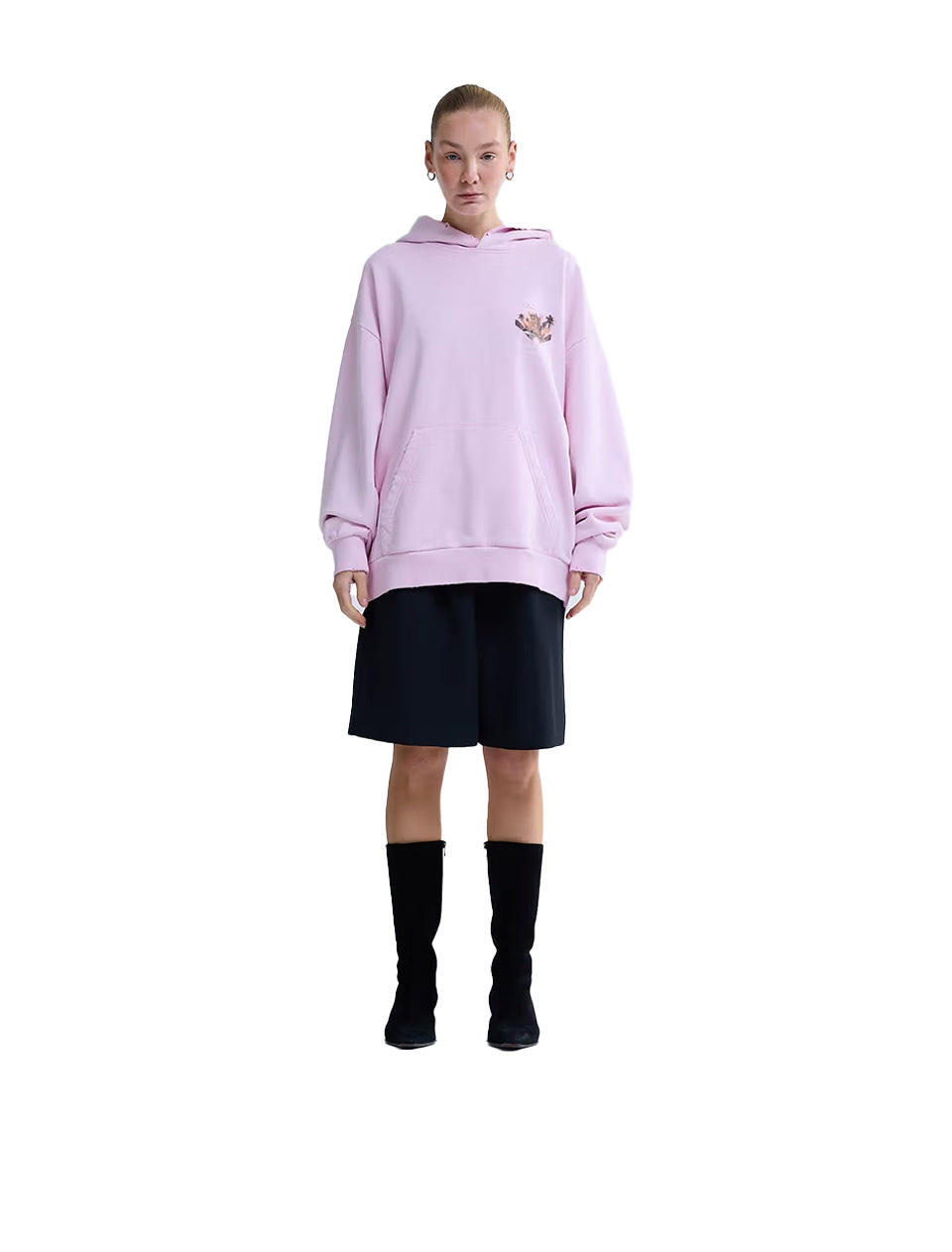 New Amsterdam Surf Association Tropical Hoodie Pink Lady