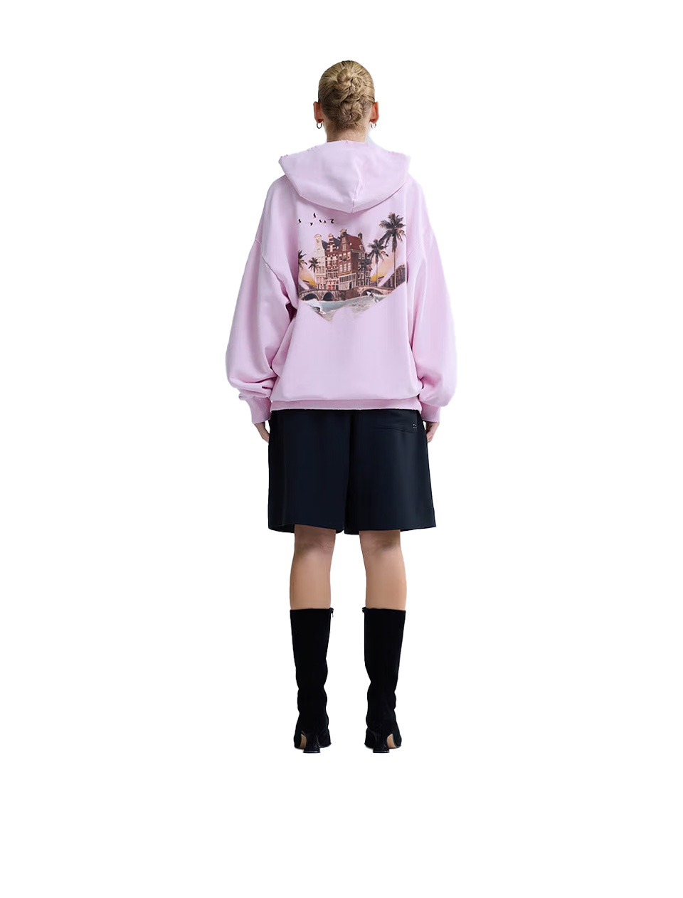 New Amsterdam Surf Association Tropical Hoodie Pink Lady