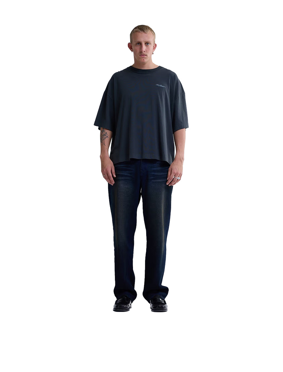 New Amsterdam Surf Association Big Logo Tee Antracite