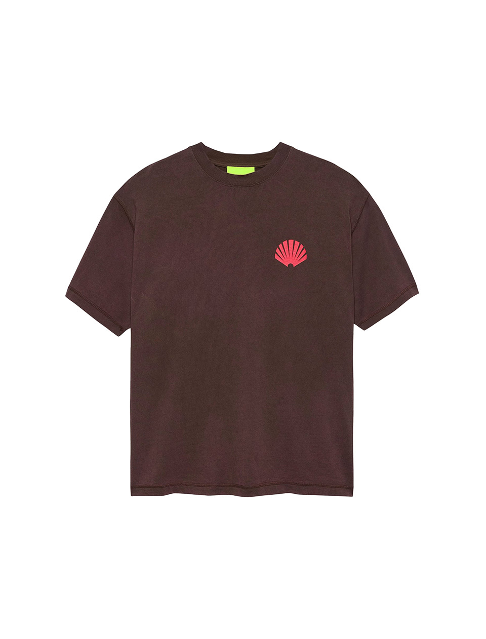 New Amsterdam Surf Association Logo Tee Walnut Deep Red