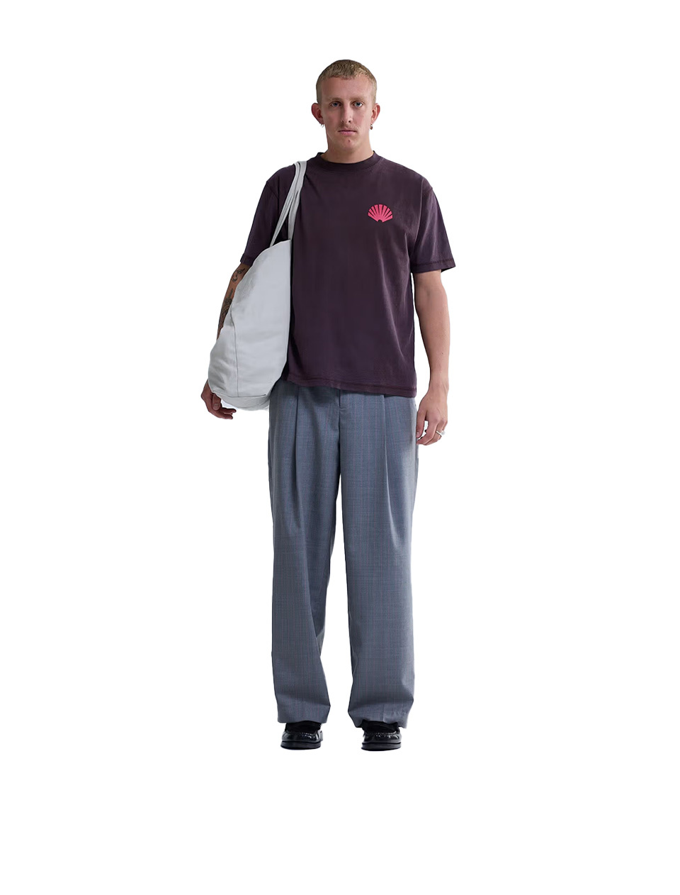 New Amsterdam Surf Association Logo Tee Walnut Deep Red