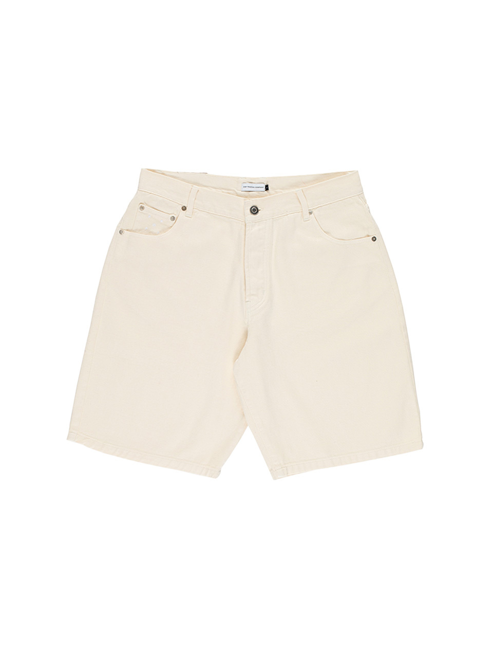 POP Trading Company Longer DRS Short Off White
