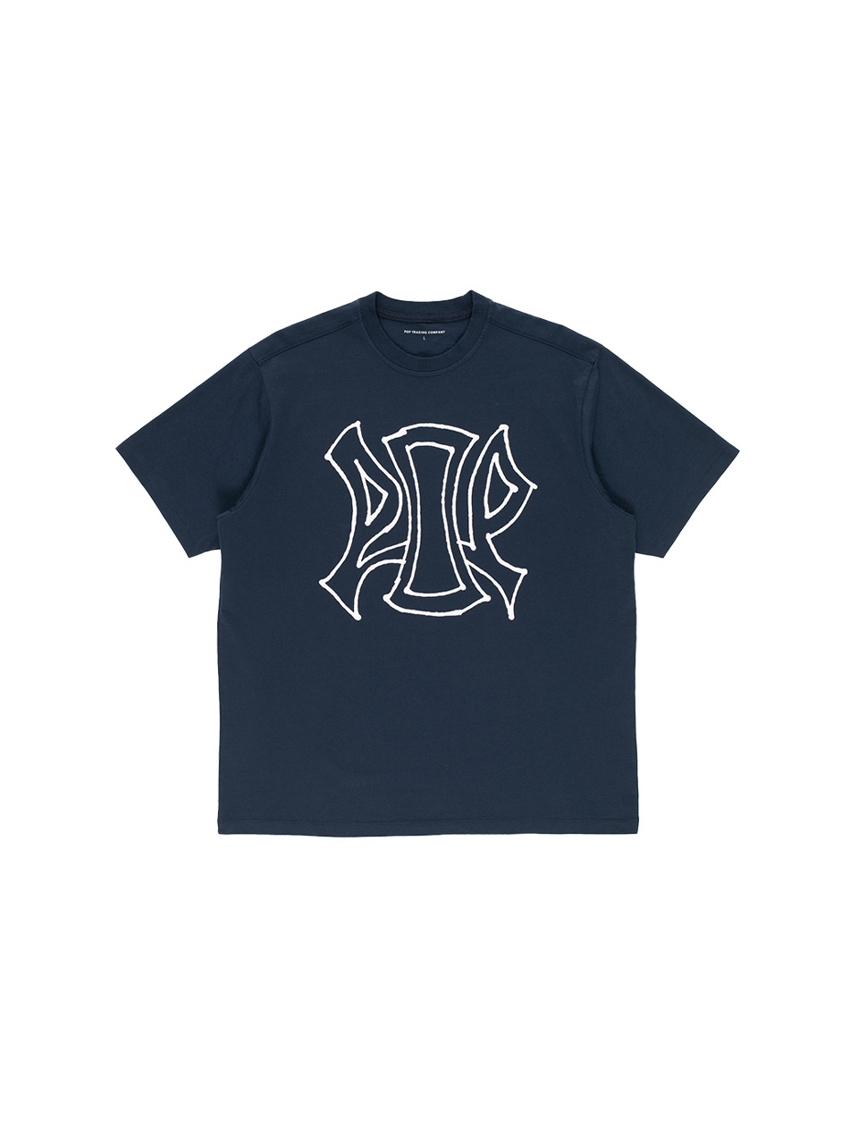 POP Trading Company Acid T-Shirt Navy