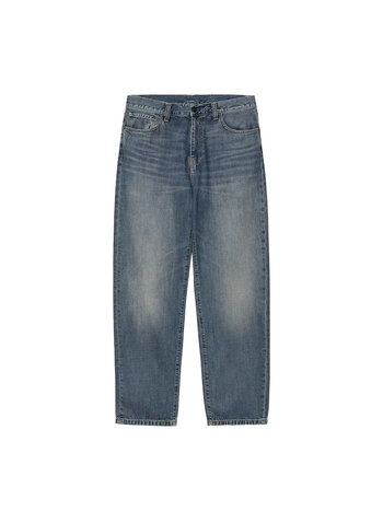 Carhartt WIP Aaron Pant Blue Dark Used Wash