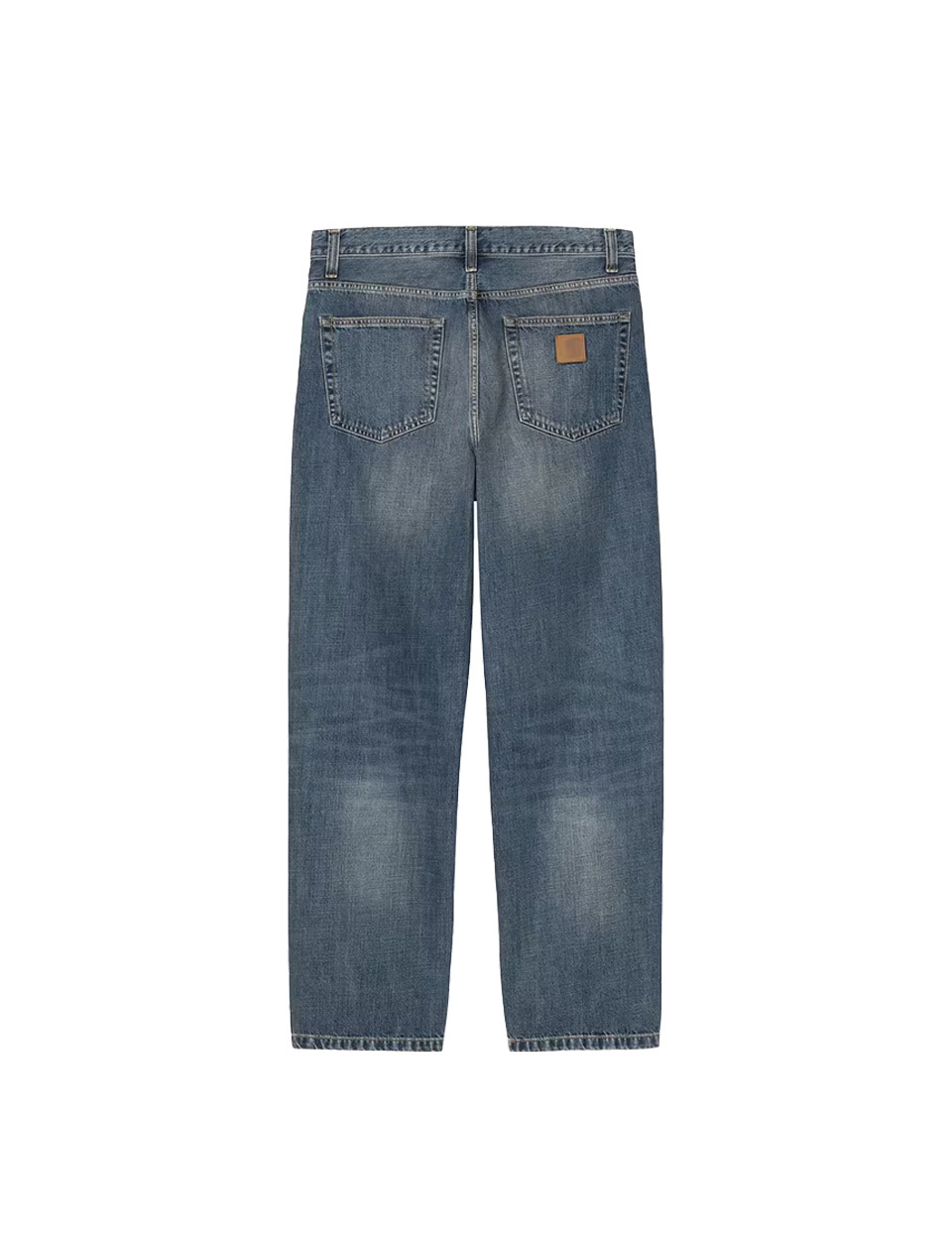 Carhartt WIP Aaron Pant Blue Dark Used Wash