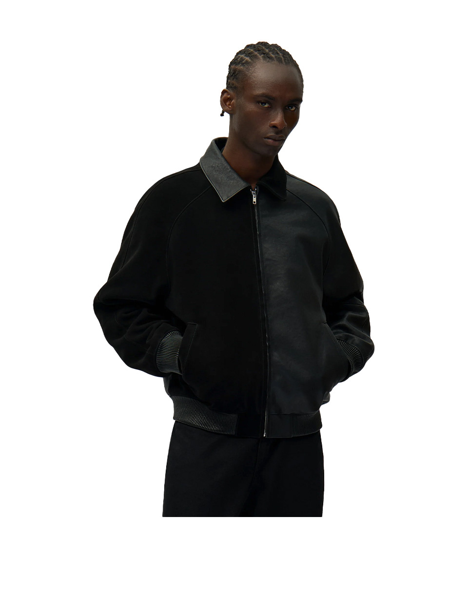 Arte Antwerp Multi leather Jacket Black