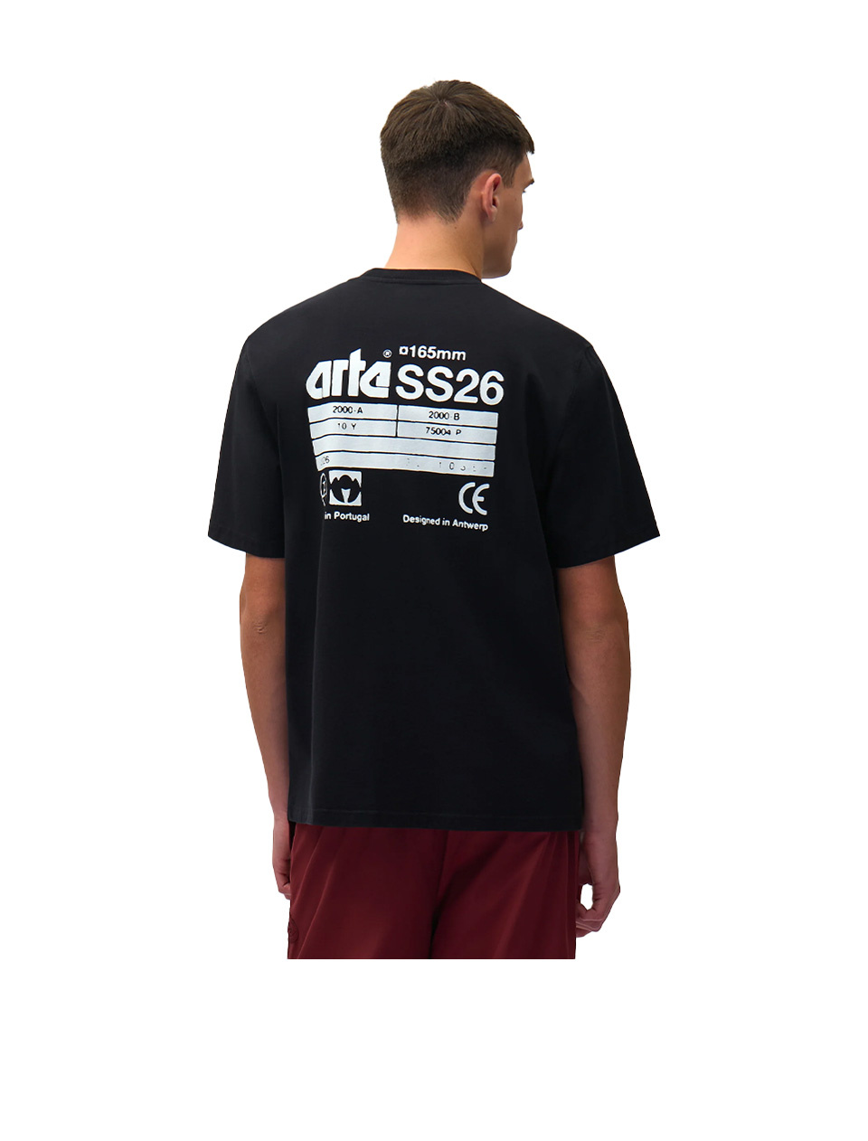 Arte Antwerp SS26 Back T-Shirt Black