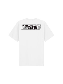 Arte Antwerp Faded Back Print T-Shirt White