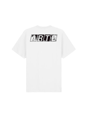 Arte Antwerp Faded Back Print T-Shirt White