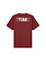 Arte Antwerp Faded Back Print T-Shirt Bordeaux