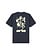 Arte Antwerp Blurry Back Print T-Shirt Navy