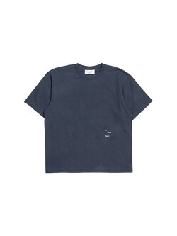 The Savage Report Logo Bar T-Shirt Navy