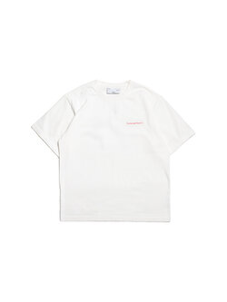 The Savage Report Laying Down T-Shirt Off White