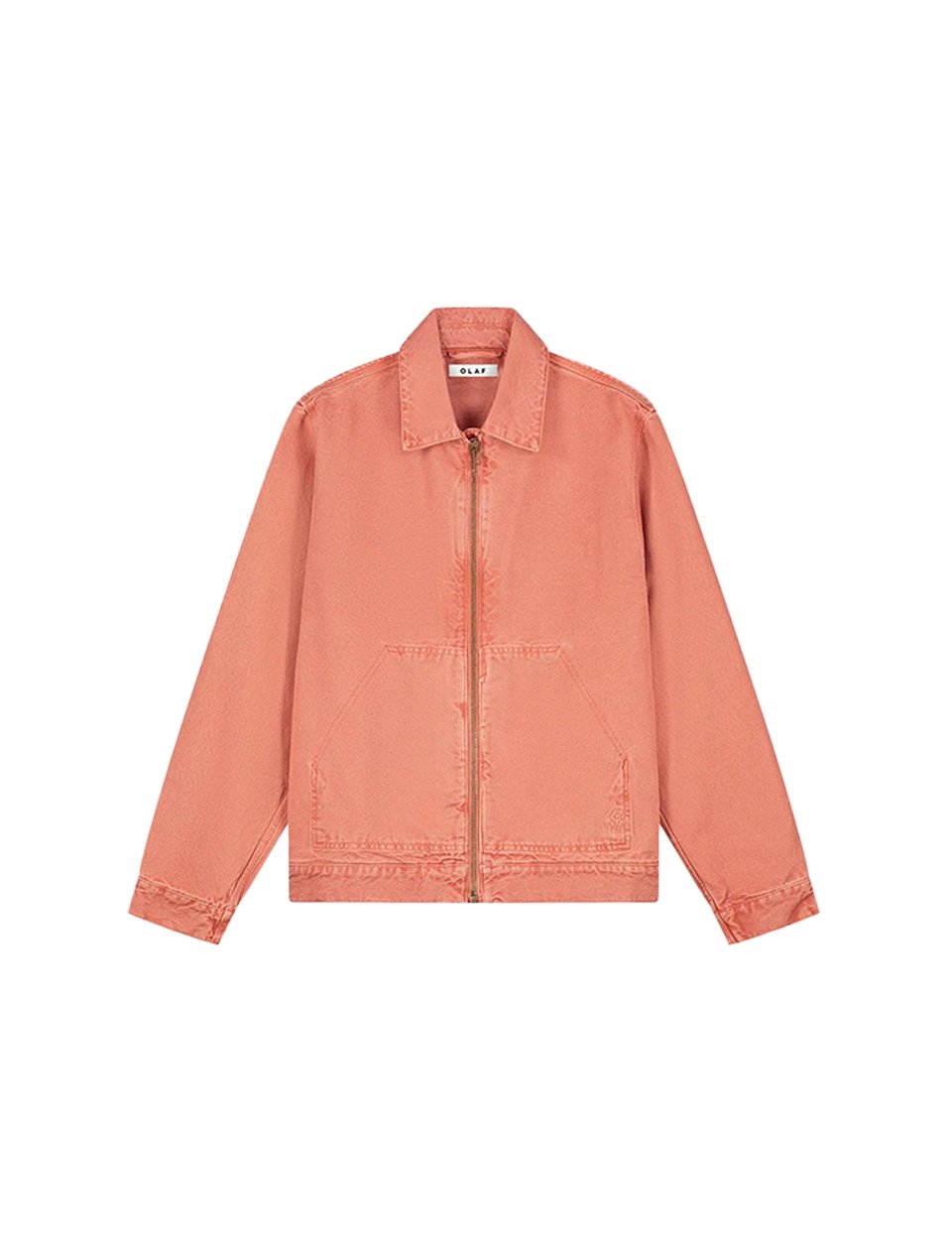 OLAF Washed Canvas Jacket Burnt Coral