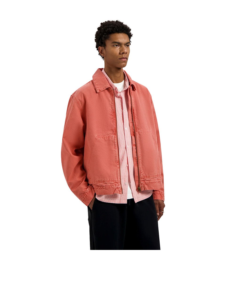 OLAF Washed Canvas Jacket Burnt Coral