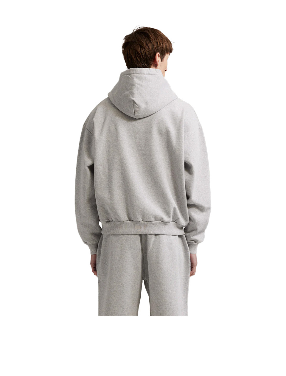Ange Projects Big Stitch Hoodie Heather Grey