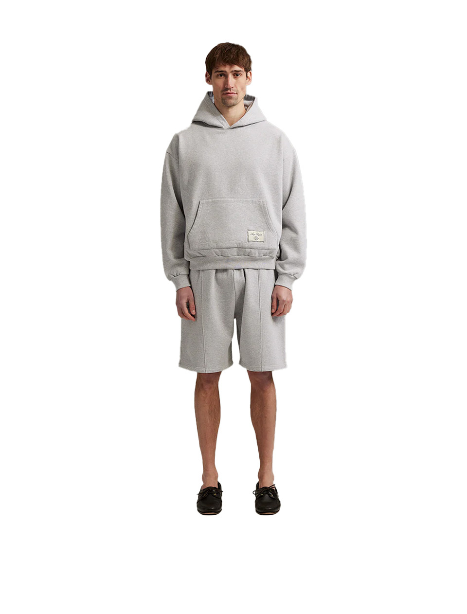 Ange Projects Big Stitch Hoodie Heather Grey