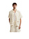 Ange Projects Linen Bowling Shirt Ecru