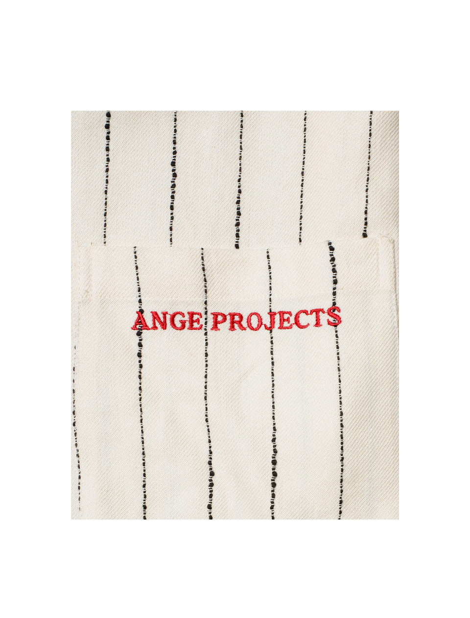 Ange Projects Linen Bowling Shirt Ecru