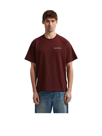 Ange Projects Gow Classic T-Shirt Bordeaux Red