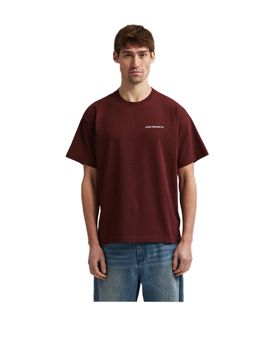 Ange Projects Gow Classic T-Shirt Bordeaux Red