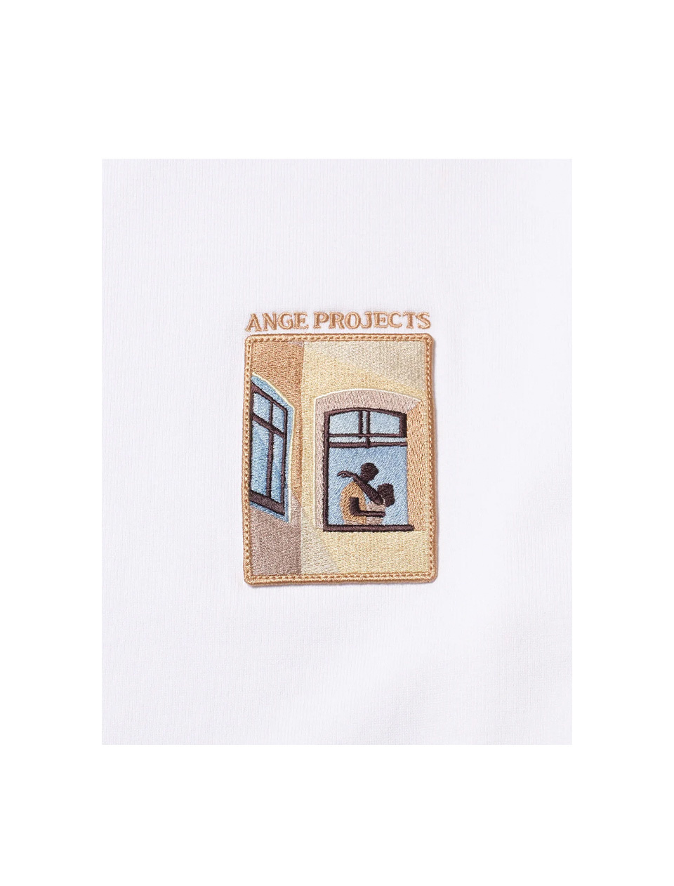 Ange Projects Day Window Patch T-Shirt White