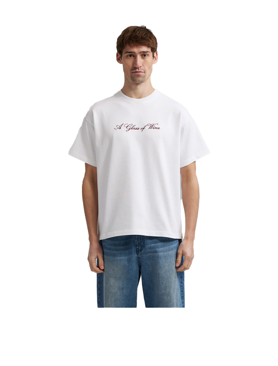 Ange Projects Gow Script T-Shirt White