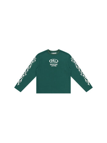 PAL Sporting Goods Racing Wheels Longsleeve Waffle Knit Dark Green