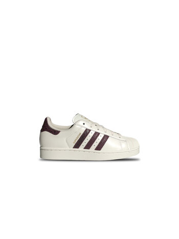 Adidas Superstar II Off White Maroon Gold Metallic