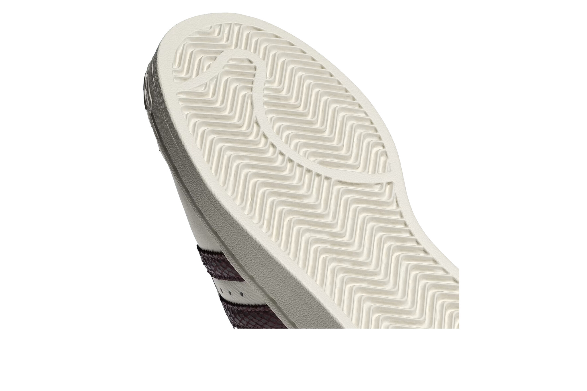 Adidas Superstar II Off White Maroon Gold Metallic