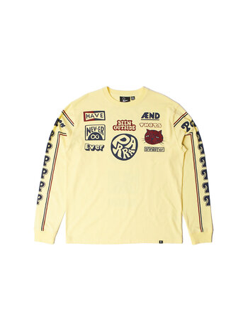 By Parra Never Sinister Long Sleeve T-Shirt Yellow