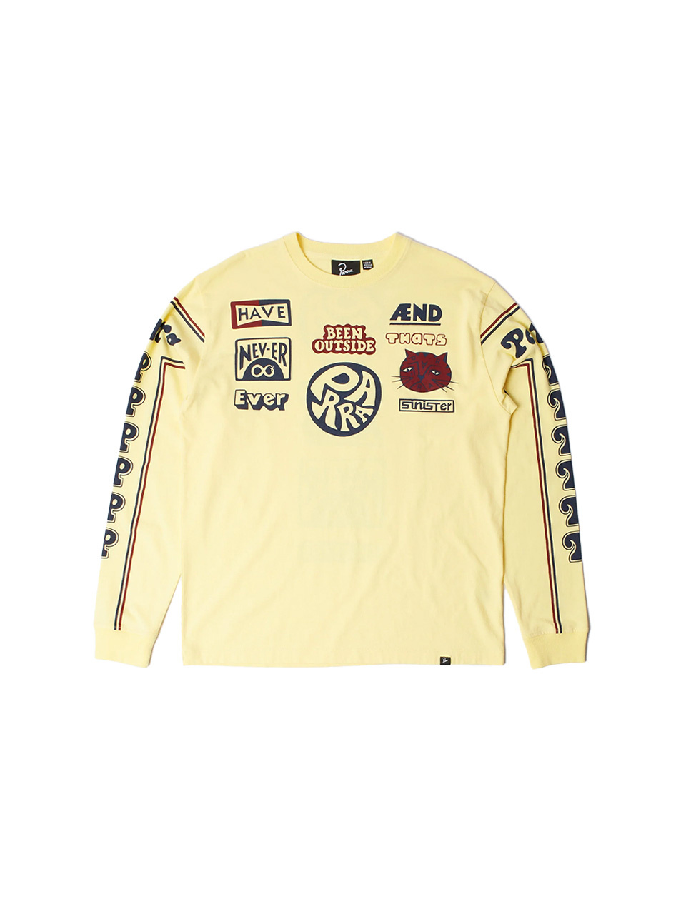 By Parra Never Sinister Long Sleeve T-Shirt Yellow