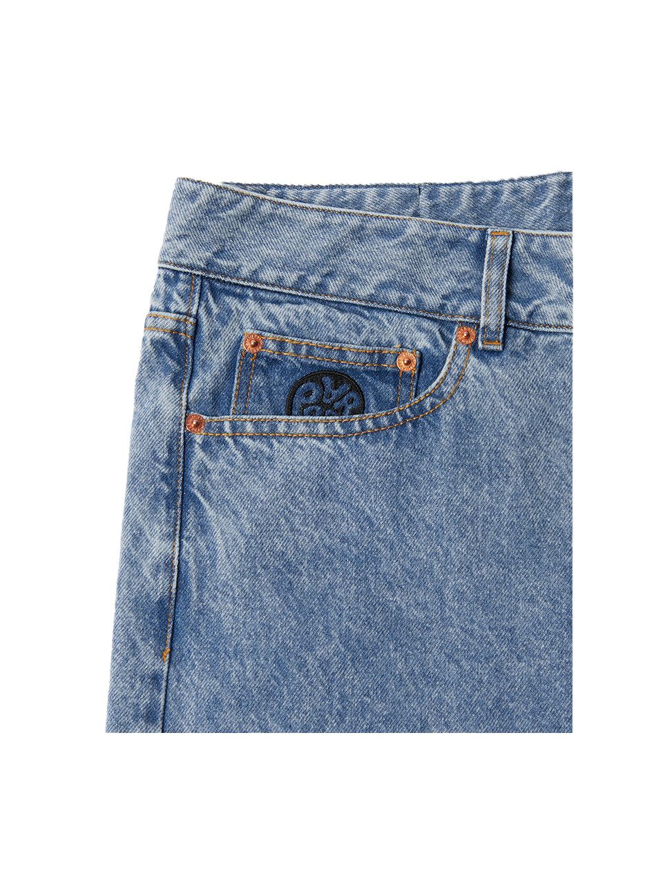 By Parra Washed Up Jeans Washed Blue